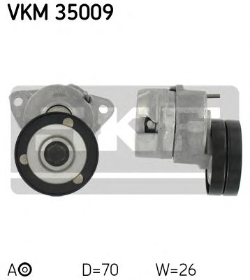 VKM 35009 SKF Натяжний ролик1